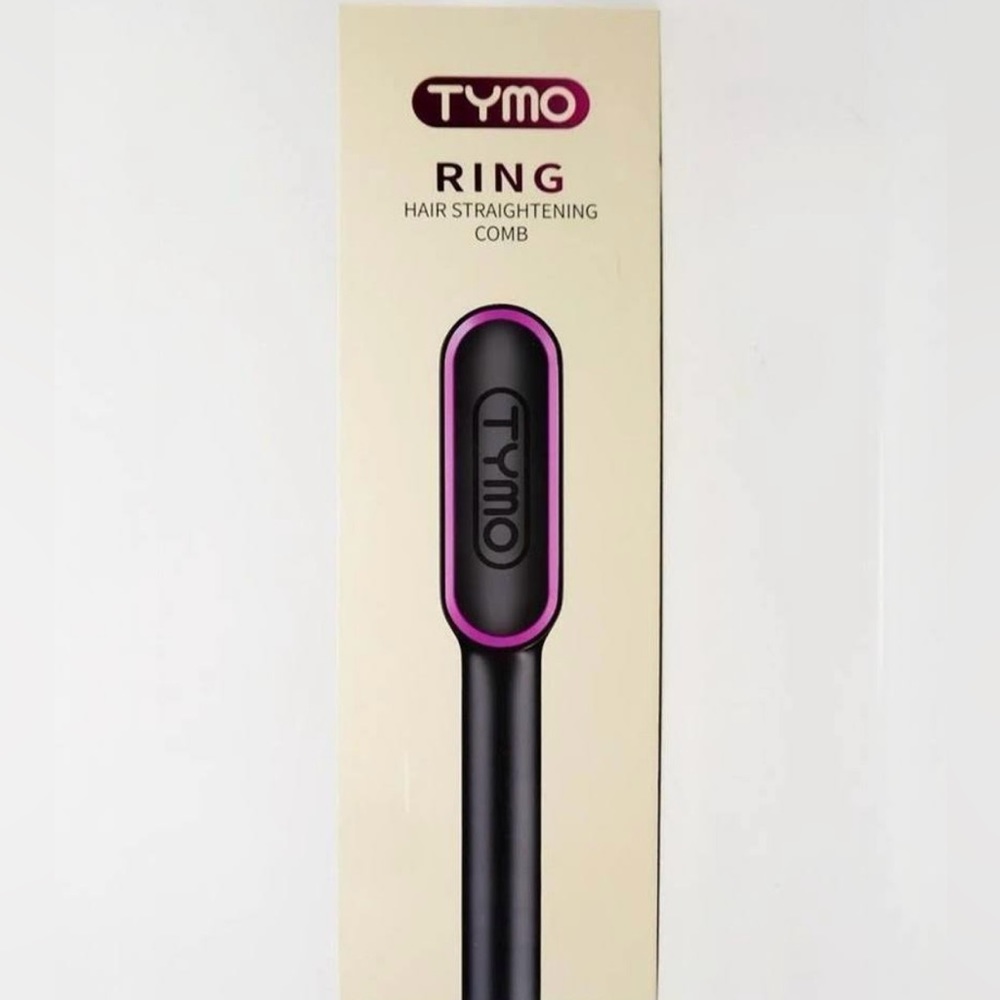 NEW in BOX * - TYMO Ring Hair Straightener Comb & Straightening Brush
